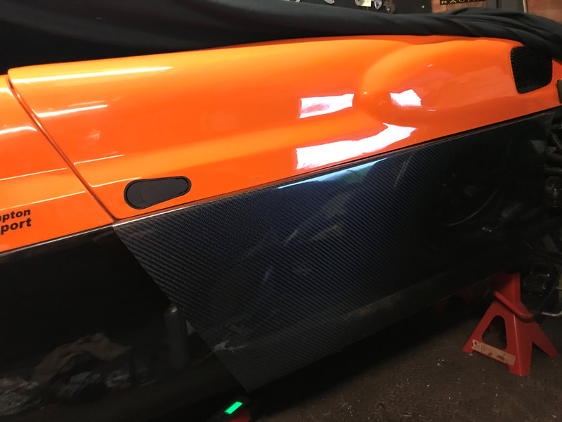 Carbon fibre flared side panels Westfield Kit Car