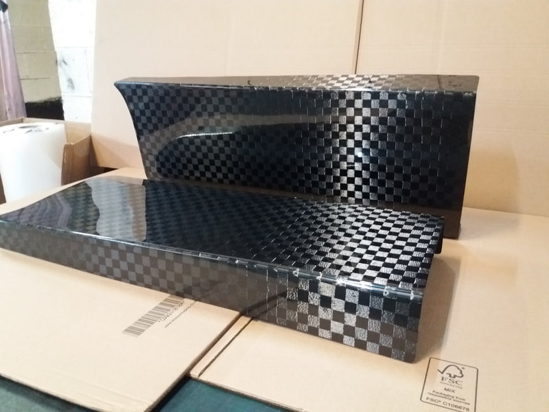 Westfield carbon fibre flared side panels - spread tow fabric