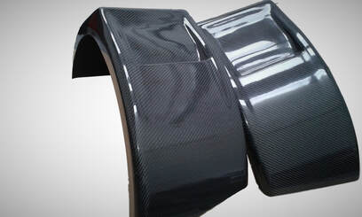 Carbon fibre kit car ducted Aero+ CSR cycle wings