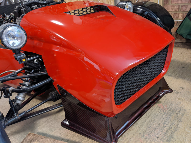 Carbon fibre splitter Westfield Kit Car